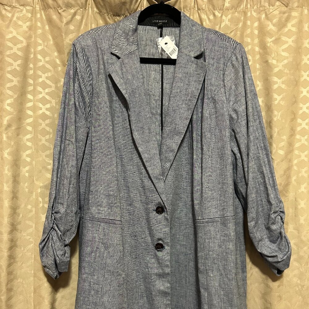 Lane Bryant Long Line Blazer Size 20